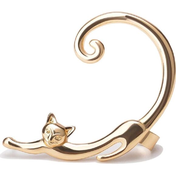 Design with Gold/Silver Cat Ear Wrap Catlovers Style ( 1 Pc ) - Picture 3 of 10